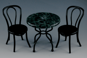 Bistro-Tisch mit 2 Stühlen
