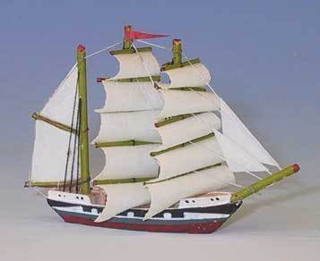 Modellschiff Gorch Fock